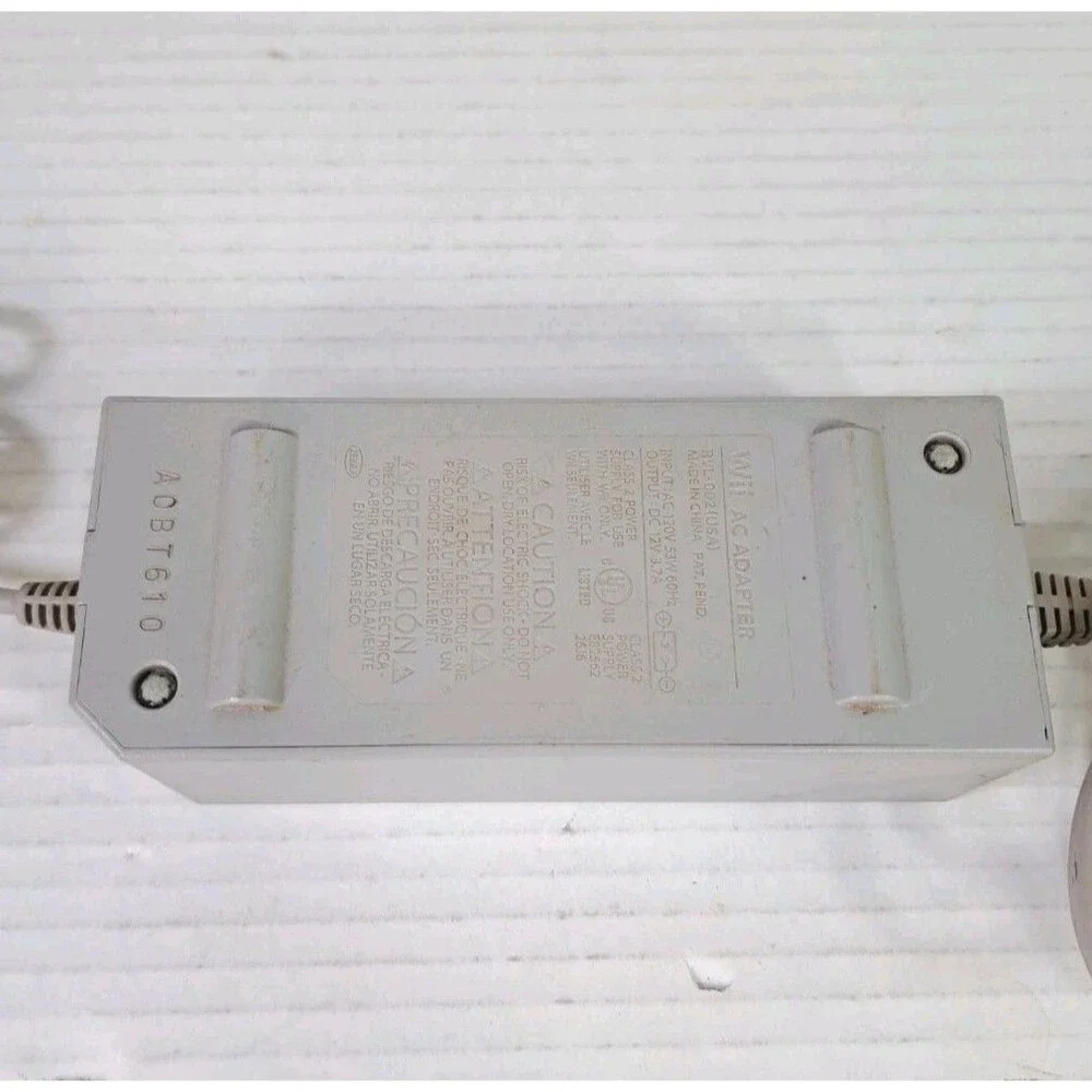 Nintendo RVL-002 AC Power Adapter Cord Supply for Nintendo Wii OEM Replacement
